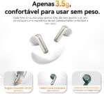 Fone de Ouvido Bluetooth 5.4 AURAFIT, headphone Verdadeiramente Sem Fio, | Até 40 Horas de Bateria, Ultraleves e com Design Ergonômico,preto - Imagem 7