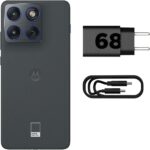 Smartphone Motorola Edge 70 5G - 512GB 24GB (12GB RAM + 12GB RAM Boost), Ultrafino, 3 cameras 50MP, Tela 1.5K extreme Amoled 120hz - Gadget Gray - Imagem 6