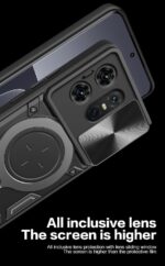 Capa para Motorola Moto Edge 50 Pro Capinha à prova de choque - com protetor de tela, suporte para anel - Imagem 6