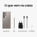 Smartphone Samsung Galaxy S24 Ultra, Galaxy AI, Selfie de 12MP, Tela de 6.8" 1-120Hz, 256GB, 12GB RAM - Titânio Cinza (Seminovo) - Imagem 6