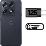 Smartphone Motorola Signature 5G - 512GB 24GB (12GB RAM + 12GB RAM Boost), 3 cameras 50MP Sony Lytia e Zoom 100x, Tela 1.5K extreme Amoled 165hz - Preto - Imagem 6