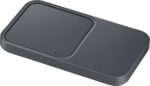 CARREGADOR SEM FIO RAPIDO PRETO 15W SAMSUNG DUO PAD - Imagem 2