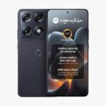 Smartphone Motorola Signature 5G - 512GB 24GB (12GB RAM + 12GB RAM Boost), 3 cameras 50MP Sony Lytia e Zoom 100x, Tela 1.5K extreme Amoled 165hz - Preto