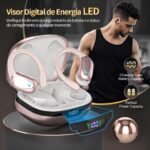 Fones de Ouvido Bluetooth Sem Fio, 80h de Bateria, Esportivos com Gancho, IPX5 à Prova d'Água, Graves Potentes, Cancelamento de Ruído, Compatível com iOS, Android e Bluetooth 5.3 (Ouro Rosa) - Imagem 7