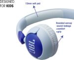 JBL Fones de ouvido auriculares Junior 320 com fio, azul - Imagem 2