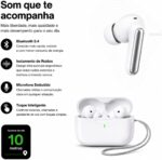 Fone de Ouvido Bluetooth 5.4 Sem Fio Intra Auricular com Microfone, Redução de Ruído, Controle Touch, Resistente à Água, Estojo Carregador USB-C, até 16h, Compatível com Todo Celular e Notebook - Imagem 2