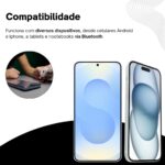 Fone de Ouvido Bluetooth 5.4 Sem Fio Intra Auricular com Microfone, Redução de Ruído, Controle Touch, Resistente à Água, Estojo Carregador USB-C, até 16h, Compatível com Todo Celular e Notebook - Imagem 4