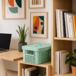 Kit 5 Caixas Organizadoras com Tampa Plástico Resistente Multiuso Armário Cozinha Lavanderia (VERDE) - Imagem 7