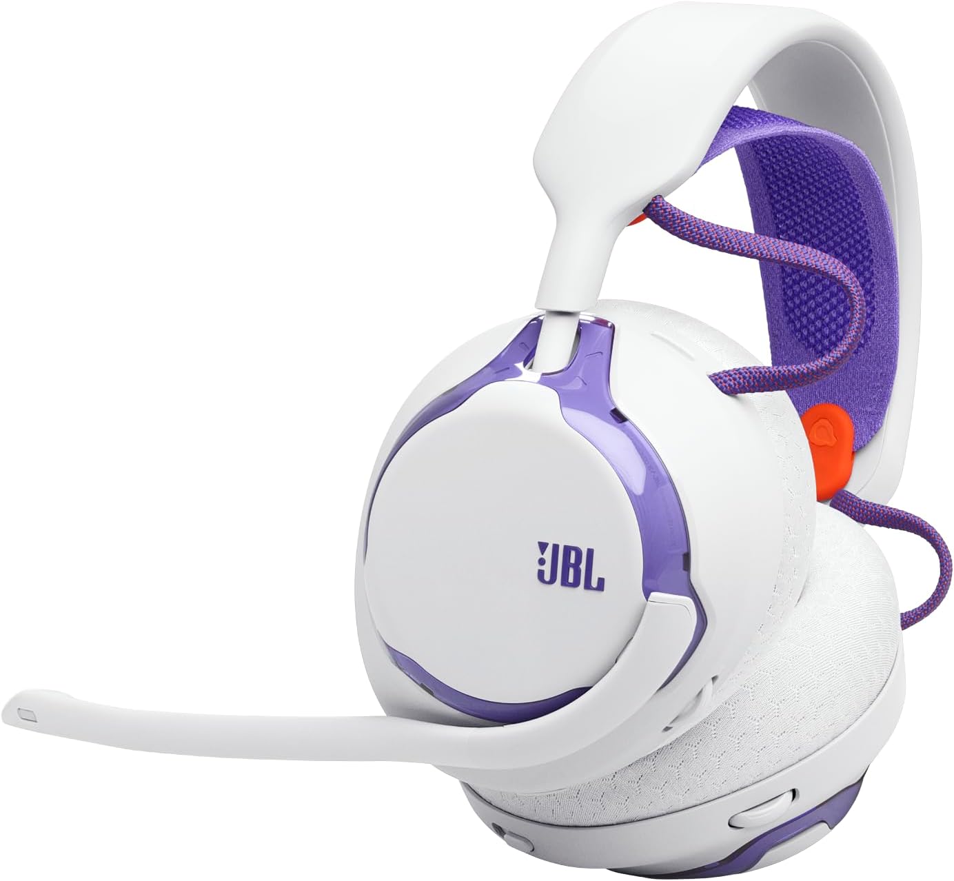 61oEIjZPdjL._AC_SL1500_.jpg JBL, Fone de Ouvido Bluetooth, Quantum 650, Headset Gamer, Over Ear, Sem Fio, Cancelamento de Ruído - Branco - Imagem 1