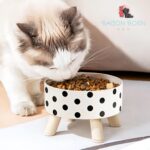 Comedouro Bebedouro Elevado Xadrez Poá P/Gatos Cães Pequeno Porte (Xadrez) - Imagem 6