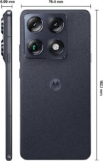 Smartphone Motorola Signature 5G - 512GB 24GB (12GB RAM + 12GB RAM Boost), 3 cameras 50MP Sony Lytia e Zoom 100x, Tela 1.5K extreme Amoled 165hz - Preto - Imagem 3