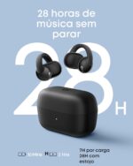 soundcore C50i da Anker, Fone de Ouvido Bluetooth 6.0, Fones de Escuta Aberta, Ultraconforto, Design FlexiClip, Drivers de 12mm Graves Potentes, Chamadas Nítidas IA, 28H de uso, Hi-Res, IP55, Preto - Imagem 5