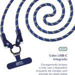 Alça Cabo USB-C Transversal Crossbody USB-C i2GO CBF 1,5m - Imagem 2