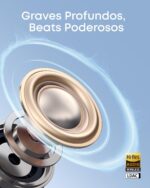 soundcore C50i da Anker, Fone de Ouvido Bluetooth 6.0, Fones de Escuta Aberta, Ultraconforto, Design FlexiClip, Drivers de 12mm Graves Potentes, Chamadas Nítidas IA, 28H de uso, Hi-Res, IP55, Preto - Imagem 3