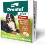 Vermífugo Bayer Drontal Plus Sabor Carne para Cães de até 35kg - 2 Comprimidos