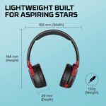 Headset Sem fio Kids HyperX Cloud Mini- Bluetooth com Bateria de até 25 Horas, Áudio até 85 dB Microfone Dobrável com Função Girar para Silenciar, Drivers de 30 mm, Preto (7G8F1AA) - Imagem 9
