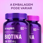 Biotina 45 mcg – Cápsulas Veganas para Cabelo, Pele e Unhas | Suplemento Vitamínico Natural | Sem Glúten, Sem OGM | 60 Cápsulas - Imagem 2