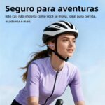 Fone de ouvido sem fio J235 com clipe, Bluetooth 5.3, tela sensível ao toque inteligente e assistente de IA, Indicador de bateria,Carregamento tipo C, gancho ajustável (cinza espacial) - Imagem 6