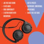 JBL Fones de ouvido intra-auriculares Tune 530 C, ajuste confortável, com microfone, som JBL de graves puros, predefinições de equalização, conectividade USB-C, design dobrável e cabo sem emaranhados - Imagem 4