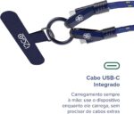 Alça Cabo USB-C de Pulso i2GO CBF 30cm Compatibilidade Universal - Imagem 2