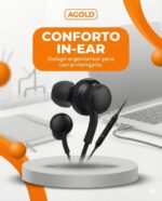 Fone de Ouvido Cabo Tipo C, Fone Com Entrada USB-C, Fone de Ouvido com Fio USB-C In-Ear com Microfone e Controle de Volume para Notebook, Computador e Celular, Ideal para Trabalho e Reuniões - Imagem 5