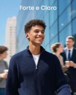 soundcore C50i da Anker, Fone de Ouvido Bluetooth 6.0, Fones de Escuta Aberta, Ultraconforto, Design FlexiClip, Drivers de 12mm Graves Potentes, Chamadas Nítidas IA, 28H de uso, Hi-Res, IP55, Preto - Imagem 6