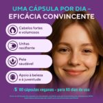 Biotina 45 mcg – Cápsulas Veganas para Cabelo, Pele e Unhas | Suplemento Vitamínico Natural | Sem Glúten, Sem OGM | 60 Cápsulas - Imagem 3