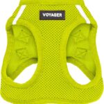 Best Pet Supplies Peitoral Para Cães Voyager Step-In Air – Colete De Malha Para Todos Os Climas Para Cães Pequenos E Médios Da – Arreio (Verde-Limão) Médio