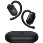 soundcore V20i da Anker, Fone de Ouvido Bluetooth 5.4 aberto e esportivo, Luzes Led com sincronização de música, Ganchos ajustáveis, Ultraconfortáveis, Encaixe perfeito, IP55, 36H de reprodução, Preto | Open-Ear, Luzes Led Sincronização Música, Ganchos Ajustáveis, Ultraconfortáveis, IP55, Encaixe Perfeito, OWS