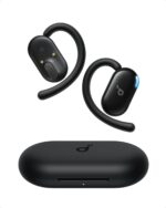 soundcore V20i da Anker, Fone de Ouvido Bluetooth 5.4 aberto e esportivo, Luzes Led com sincronização de música, Ganchos ajustáveis, Ultraconfortáveis, Encaixe perfeito, IP55, 36H de reprodução, Preto | Open-Ear, Luzes Led Sincronização Música, Ganchos Ajustáveis, Ultraconfortáveis, IP55, Encaixe Perfeito, OWS
