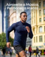 soundcore V20i da Anker, Fone de Ouvido Bluetooth 5.4 aberto e esportivo, Luzes Led com sincronização de música, Ganchos ajustáveis, Ultraconfortáveis, Encaixe perfeito, IP55, 36H de reprodução, Preto | Open-Ear, Luzes Led Sincronização Música, Ganchos Ajustáveis, Ultraconfortáveis, IP55, Encaixe Perfeito, OWS - Imagem 4